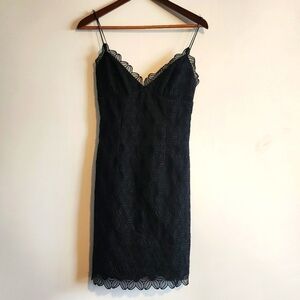 MILLY Vintage Black Cocktail Dress Size 0